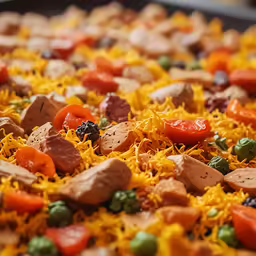 various ingredients on a plate are shown for consumption