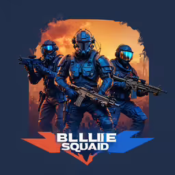two guys are dressed in camouflage with guns,three soldiers are standing with weapons in front of a bright sunset