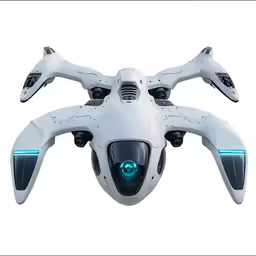this futuristic vehicle is shaped like a bird