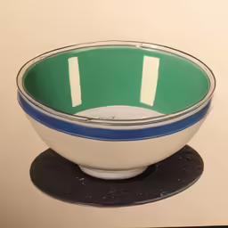 there is a very unusual bowl in the shape of a bowl