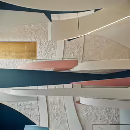 a very artistic looking abstract painting