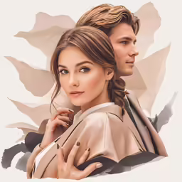 the vampire and the lady on a poster
