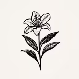a white flower with dark leaves on it