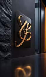 the logo for the luxury hotel and spa at night