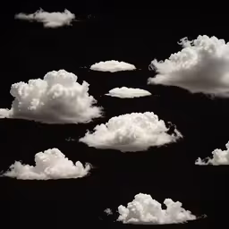 black and white photo of clouds in the sky,the clouds are high in the sky and far off