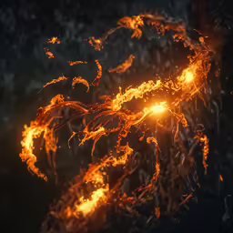 fire has spread across the screen and looks like its on fire