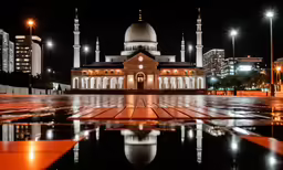 an image of a beautiful place in the night