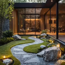 a very big neat and very nice looking house