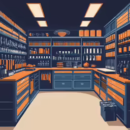 this is an image of an office storage area