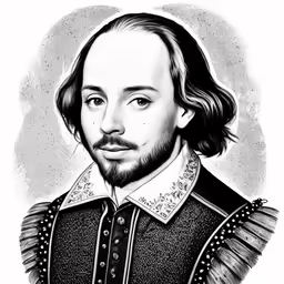 a man with a beard is wearing an ornate shirt