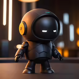 a robot like object sitting on top of a table