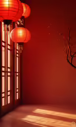 the lights in the room are on