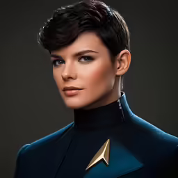 an image of a woman with short hair