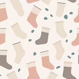 a pattern with many socks on it