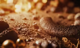 a closeup of an odd looking, slightly blurred image
