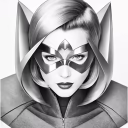 a woman wearing a cat suit and cat ears