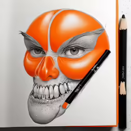 this is an image of a pencil drawing
