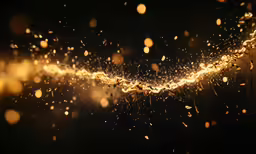 this is an image of gold lights in the dark