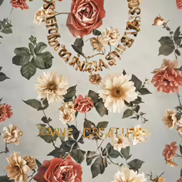 a flowered background that reads lande esq things