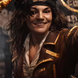 a very pretty close up of a person with a smile