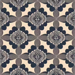 a flower pattern that has been designed by the same fabric, as well as the design for,an ornately designed design on blue and cream colored paper,seamless background from a wallpaper with stylized flowers,an artisticly designed wallpaper pattern with dark blue and white details,abstract design with black and cream background