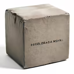 this box has the words, colorado rock, painted on it