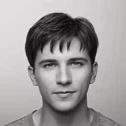 an image of a man with an extremely beautiful facial expression