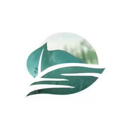 the logo for an organic, plant - based brand
