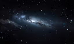 the bright blue stars and sky are shining brightly