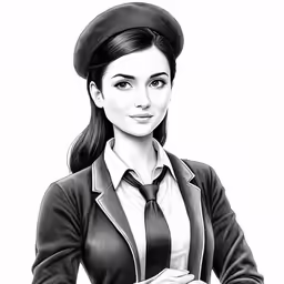 a woman wearing a hat with her hands crossed