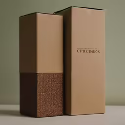 the packaging for a box with its cover open