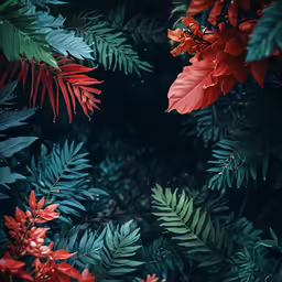 a tree that has flowers in it