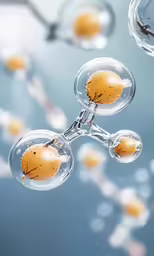 an image of some orange balls in the air