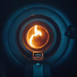 a close up photo of an electrical light