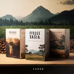 three books sitting on a table with a mountain in the background