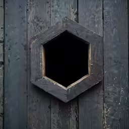 a picture of an open window on a wooden surface