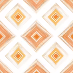 an orange and white abstract geometric tile design