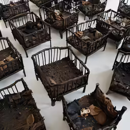 large set of bed and a small set of beds
