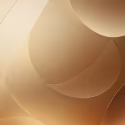 gold circles on the bottom half of a tan wallpaper