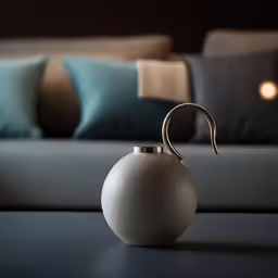 a light that is on top of a table