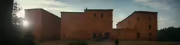 a picture of two building, one in front of the other