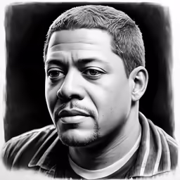 a man looks at the camera with a sad face