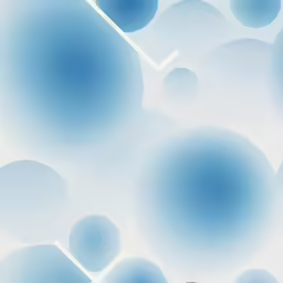 a bunch of white balls moving through the air