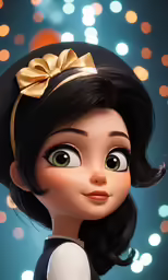 the animated girl in the movie the princess and the frog