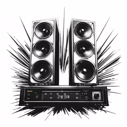 the speakers are made of a boom box
