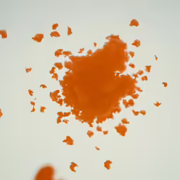 a red stain that appears to be some kind of substance