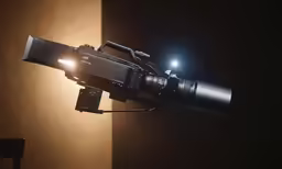 an image of a camera with flash