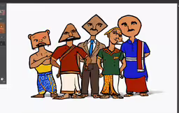 an image of a group of people in a graphic artist
