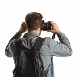 a man taking a picture with his camera