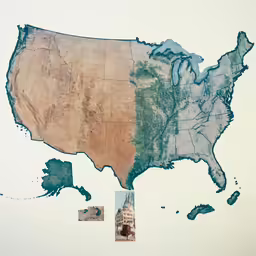 an image of a map that shows where you can see the us